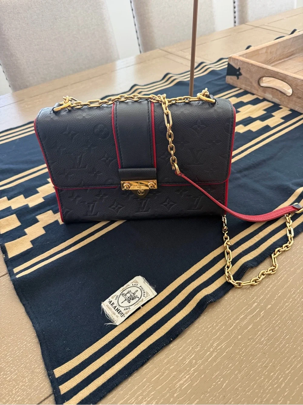 Louis Vuitton Saint Sulpice handbag monogram empreinte leather